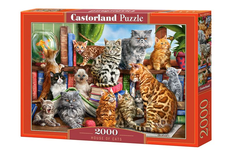 House Of Cats - 2000 Piece Puzzle