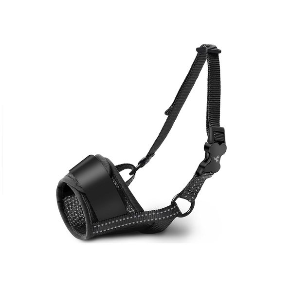 ALANES Dog Muzzle Nylon Comfortable Dog Mouth Cover Allows Drinking