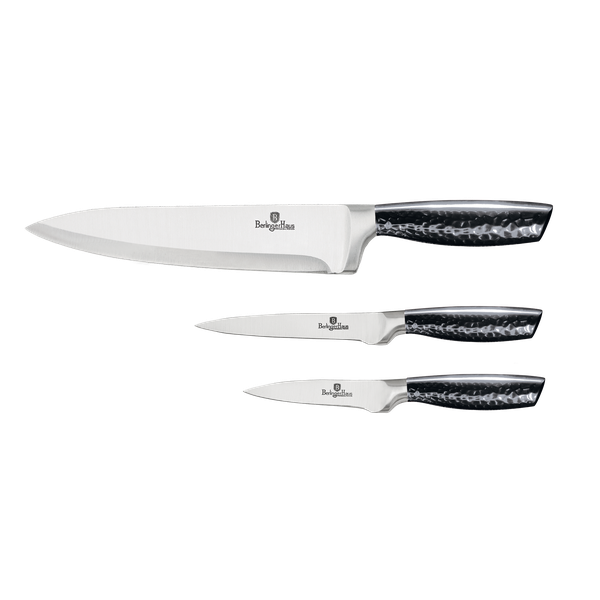 Berlinger Haus 3-Piece Stainless Steel Knife Set - Carbon Pro