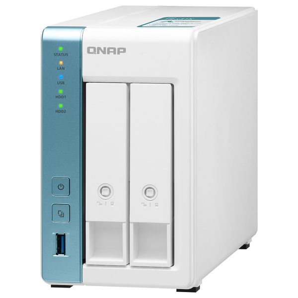 QNAP TS-231K 2-Bay NAS Annapurna Labs AL214 Quad core 1.7GHz, 1GB RAM
