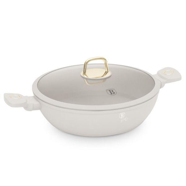 Berlinger Haus 30cm Titan Pro Non-Stick Coating Shallow Pot - Sahara
