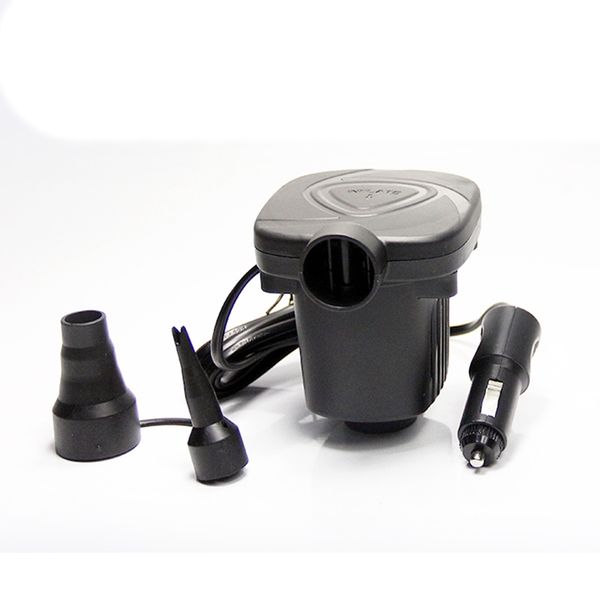 12V Dc Electric Air Pump Inflator with 2 Nozzles Compatible with Universal