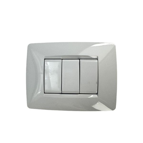 ACDC - Gewiss Chorus ONE 3 Lever 1P 16A Kit (White)