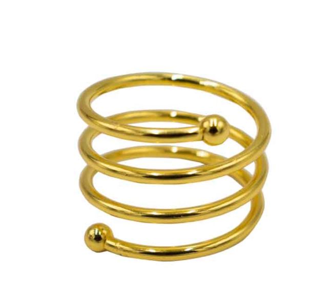 Gold Napkin Ring x 5