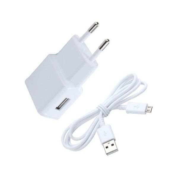 Compatible Samsung &amp; Other Smartphone Charger (Micro USB Cable &amp; Wall Adap)