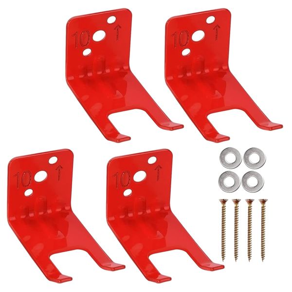 Tools DIY Heavy Duty Wall Mount Fire Extinguisher Brackets Set of 12 - 12cm