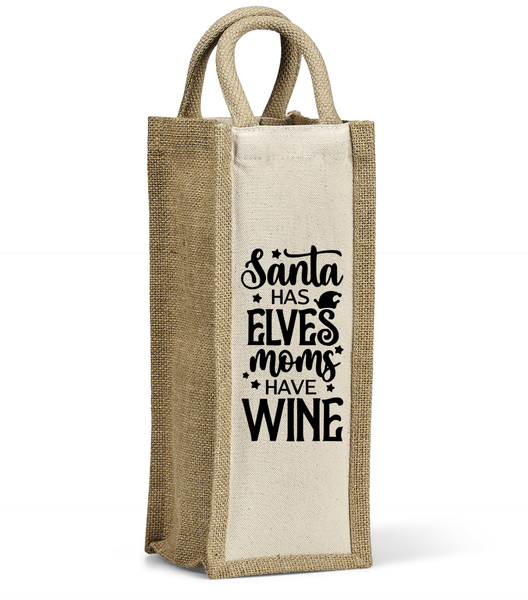 Wine Bag - Christmas Mom Has Wine
