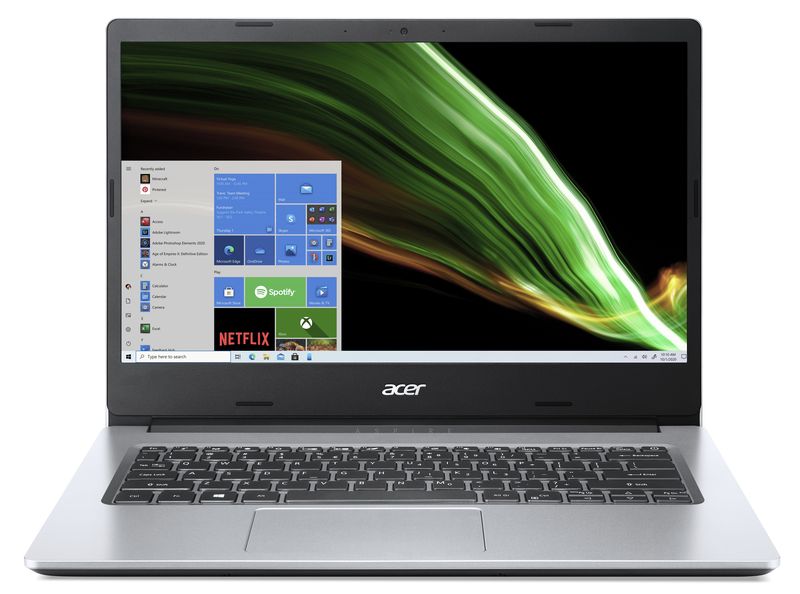 Acer Aspire 1 - 14" Celeron 4GB 64GB - Win 10 home - Silver