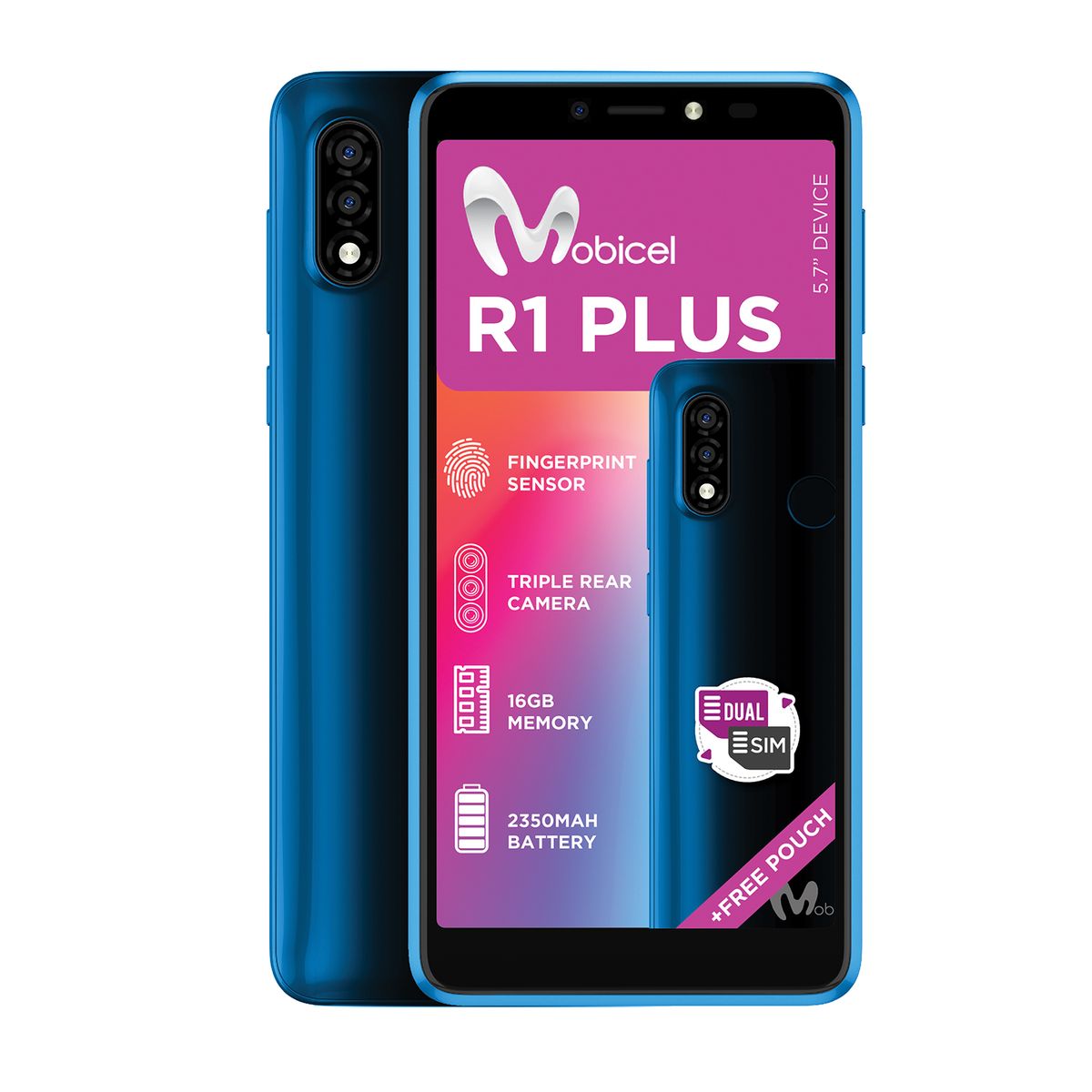 Mobicel R1 Plus 16gb Single Sim Gradient Blue A Grade Shop Today Get It Tomorrow 0658