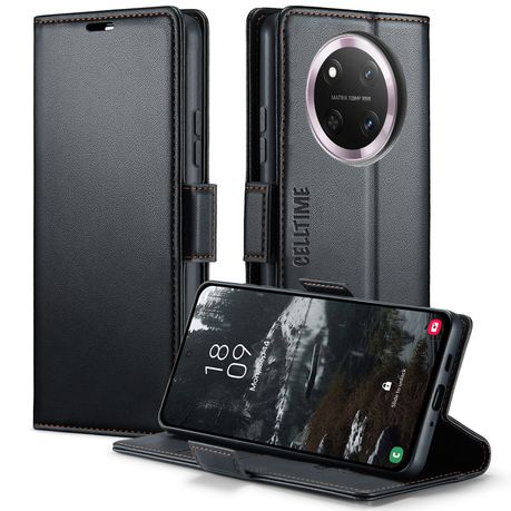Retro Flip Leather Wallet Cover Compatible with Honor X9c 5G Image