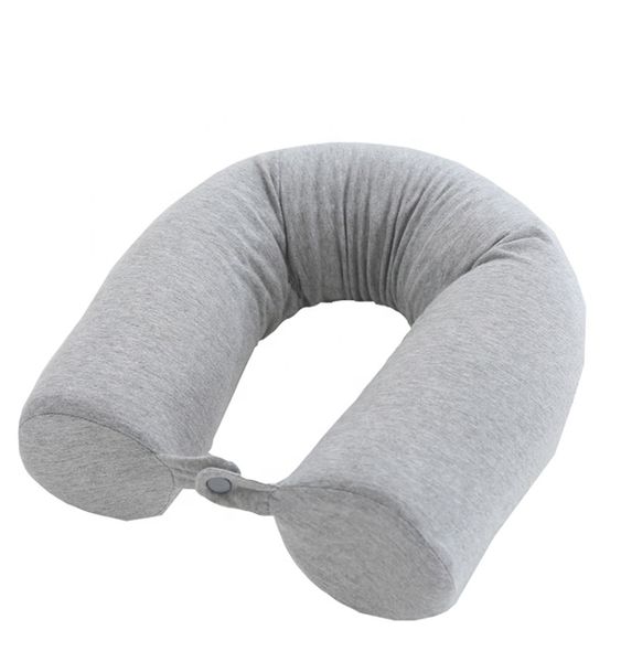 Memory Foam Twist Neck Pillow - Grey