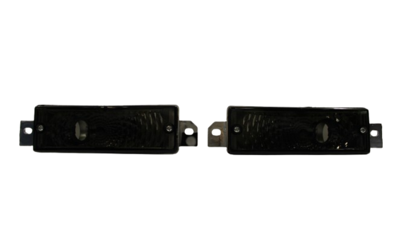 Smoked Bumper Indicator Light Set Compatible with E30 - 2 Piece