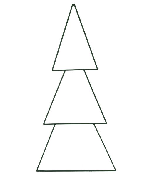Steel Christmas Tree - Dark Green