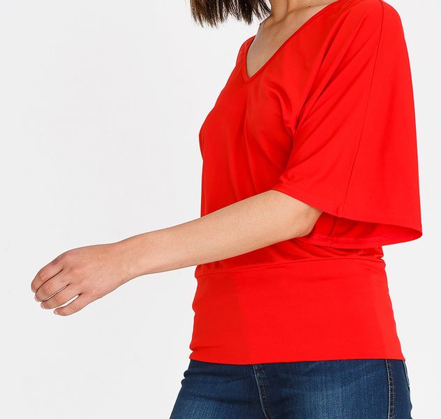 Women's Edit Kimono Top - Red