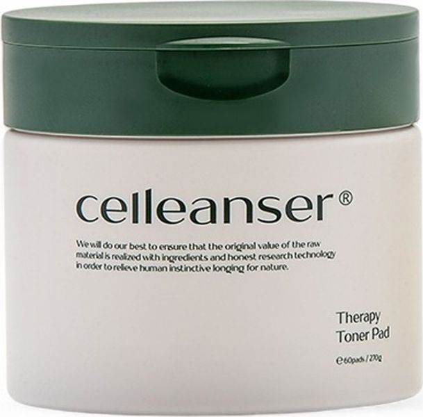 Celleanser Therapeutic Toner Pads 60s | Soothing Cica &amp; Purslane Pad Care