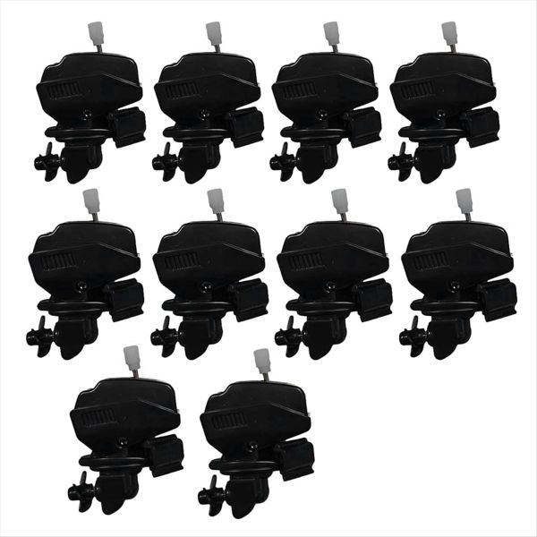 10 Piece Boat Motor Coffee Stirrer, Stainless Steel Clip Drink Mixer,