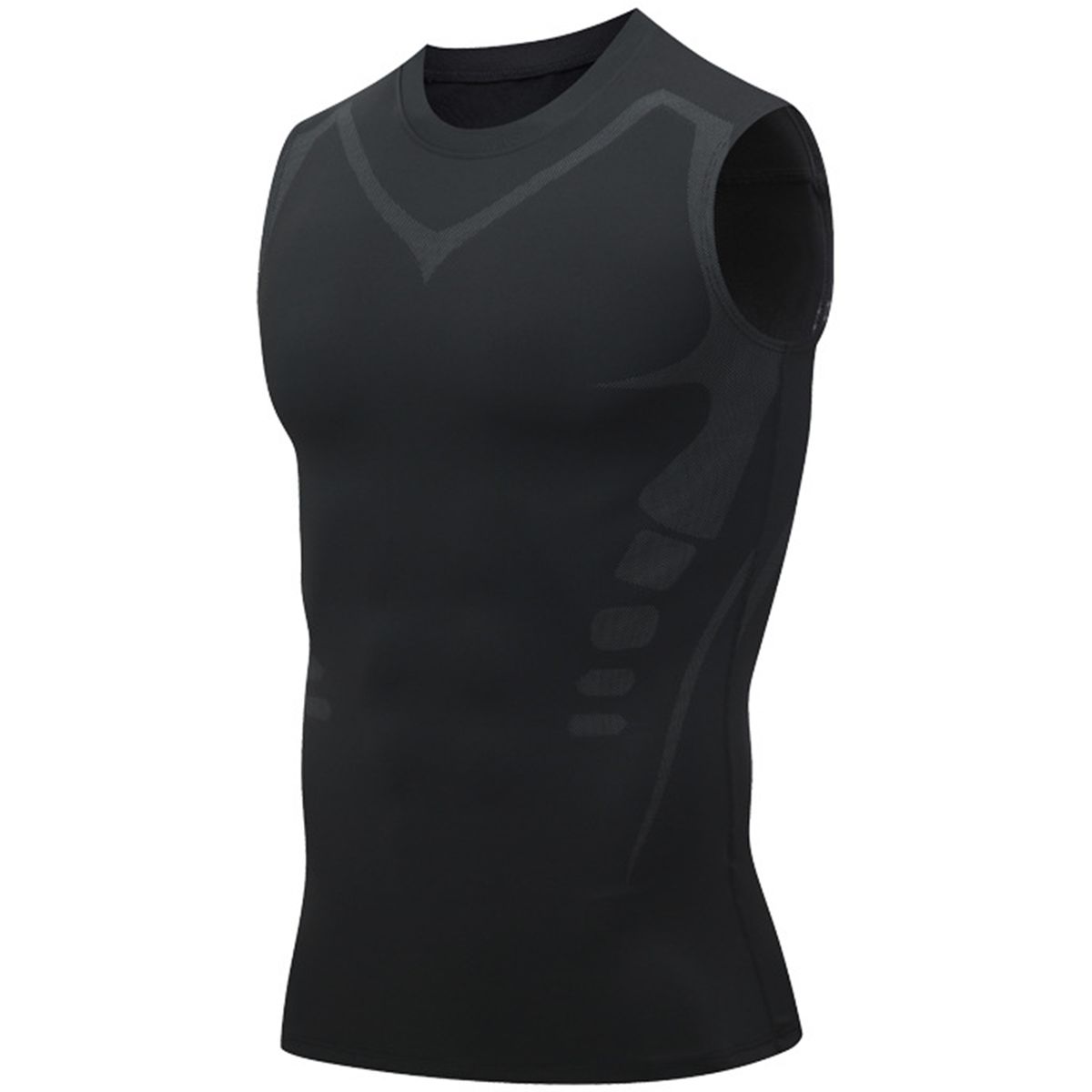 Men's Compression Shirts Fast Dry Sport Vest Workout Compression Shirt ...