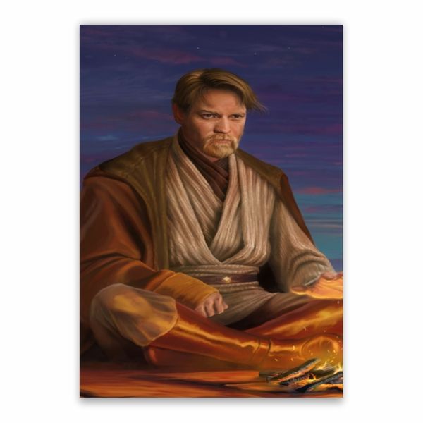 Obi-Wan Kenobi Animation Poster - A1