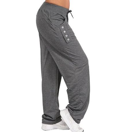 Women s Loose Fit Straight Sweatpants Slouchy Cotton Hiking Baggy