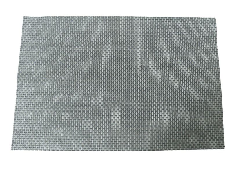 Placemat Polyester Rectangular With PV Coating - Black/White
