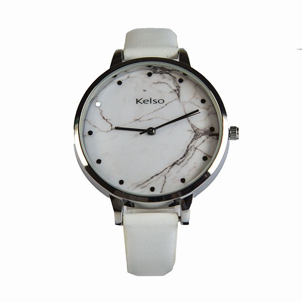 Kelso Ladies Leather Dress Watch - White KYF004-03