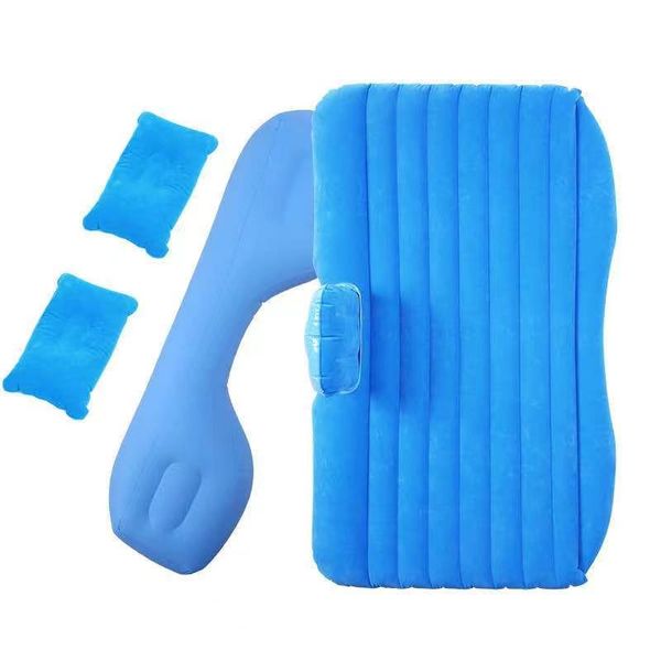 Portable Car Air Bed Inflatable Mattress - Blue