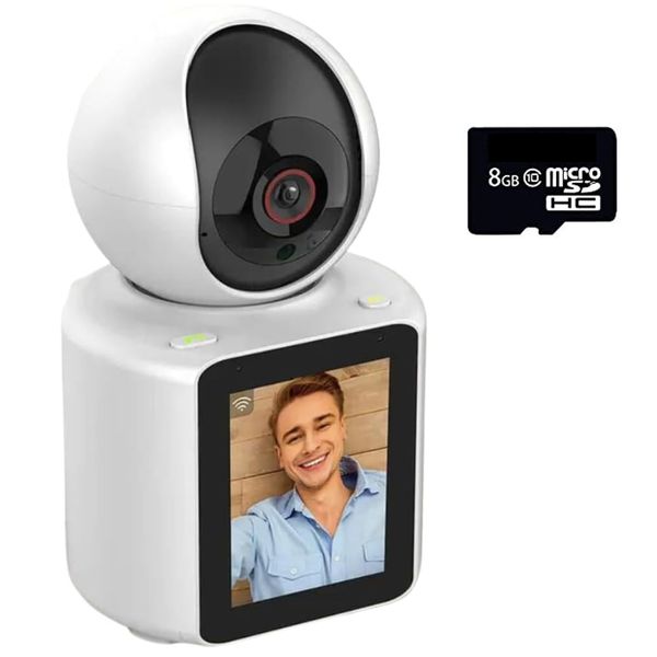 2 Way Wireless One Click Video Call Nanny Cam With 2.8" Screen &amp; 8GB Card