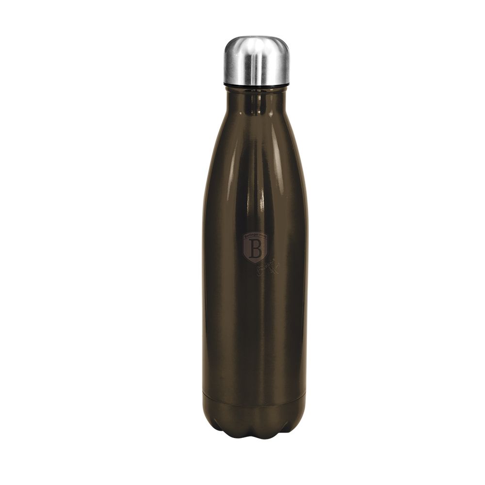 Berlinger Haus 500ml Stainless Steel Vacuum Bottle - Shiny Black | Shop ...