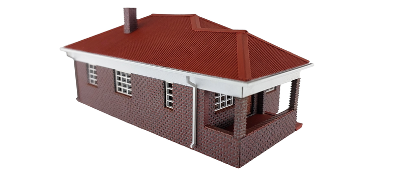 Model Train Accessories : SAR Railway House (HO) (Type C)