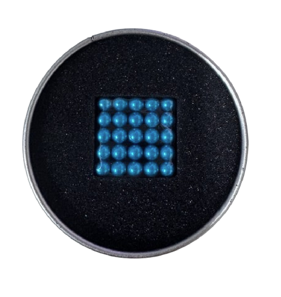 5mm Magnetic Building Balls - Teal Blue (125 Pieces)