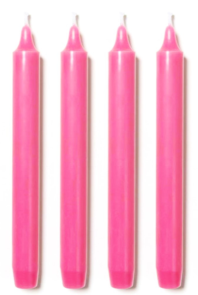 Dinner Candles - Pink - 4 Pack