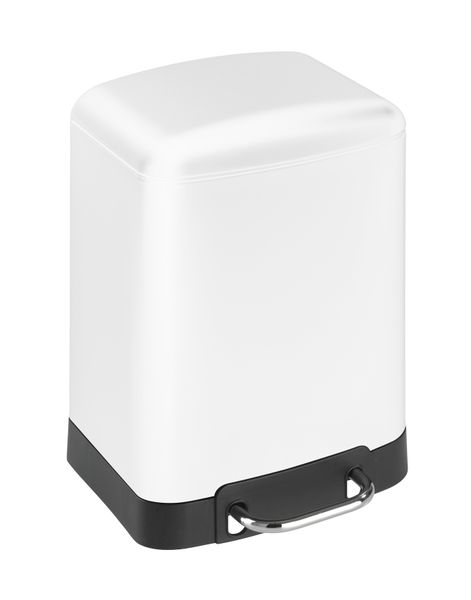 Wenko - Pedal Bin - 6L - Studio Range - Easy Close - White