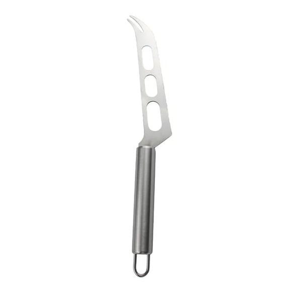 Stainless Steel Cheese Knife Cutting Butter Pizza With Forked Tip Serrated