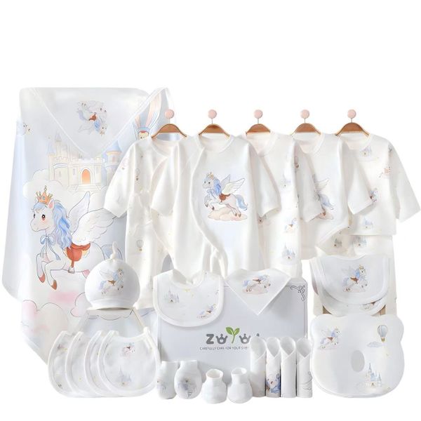 25-Piece Newborn Baby Clothing Gift Set, 100% Cotton, 59cm (0-3 Months)