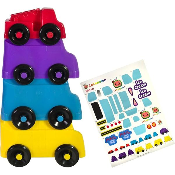 Cocomelon Four Fun Stacking Vehicles