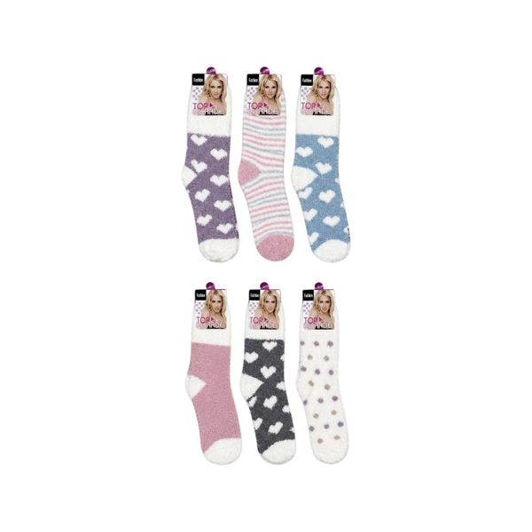 Women's Plush Thermal Fleece Socks (12 Pack)