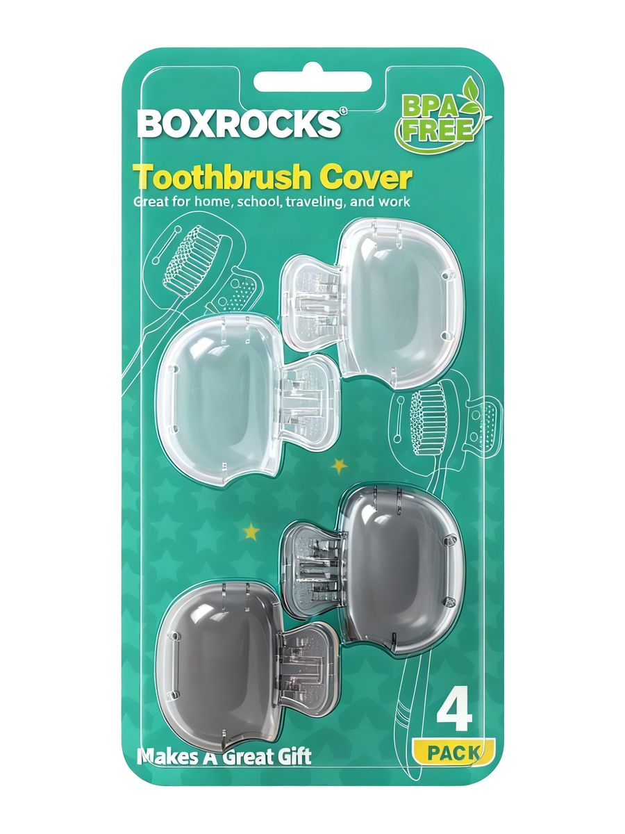 4 Pack Electric Toothbrush Head Cover Toothbrush Cover for Traveling