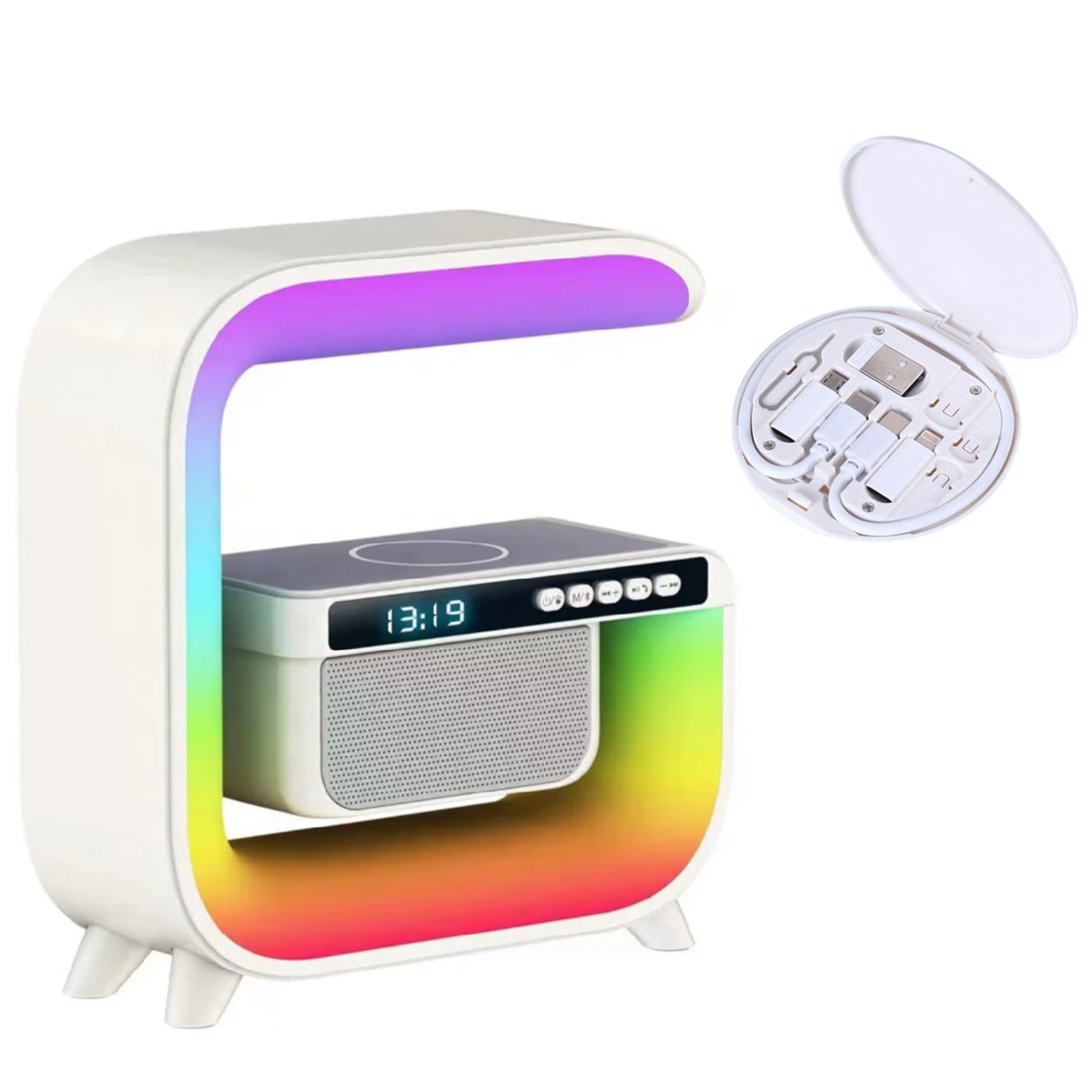 LED Wireless Charging Speaker XM-G3 With Free Data Cable Set | Shop ...