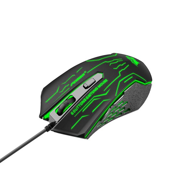 USB Wired Gaming Mouse 6 Buttons Mute Optical Computer Mouse Gamer Mice