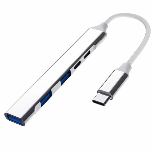 5-in-1 USB-C 3.0 Hub Aluminum Compatible with MacBook iPad Pro &amp; iPhone 15