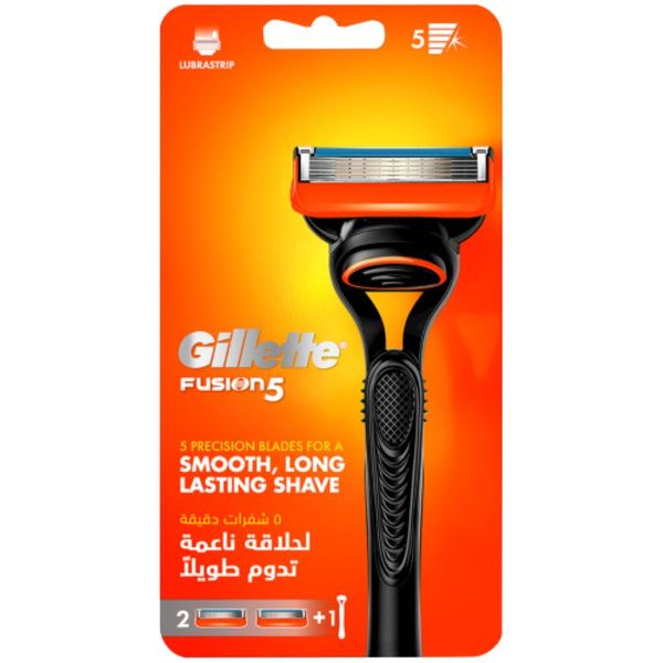 Gillette Fusion 5 Handle &amp; 2 Razor Blades