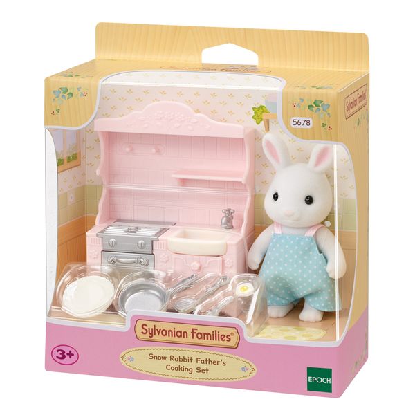 Sylvanian Families Snow Rabbit Father's Cooking Set