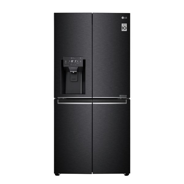 LG Smart Inverter Black Door-in-door Slim French Door Fridge GC-L22FTQUB