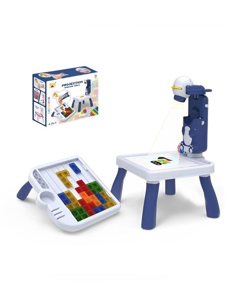 4 In 1 Mini Projector Table Led Drawing Painting Educational Teddy Bear
