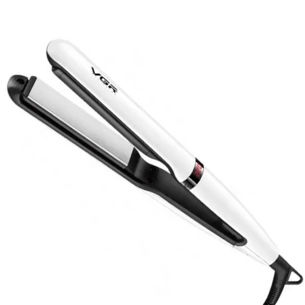 VGR - Professional 2.5cm Wide Plate Hair Straightener with LED Display