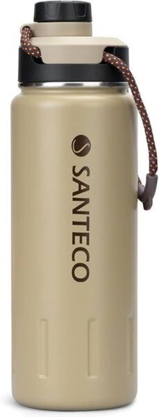 Santeco Ktwo Double Wall Vacuum Flask - Khaki 500ml