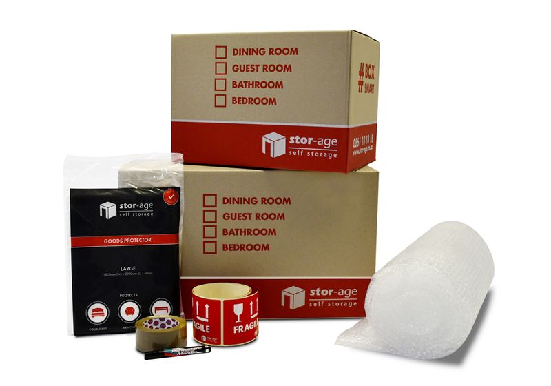 Stor-Age Value Pack Medium (Boxes and Packing items all in 1 Box)