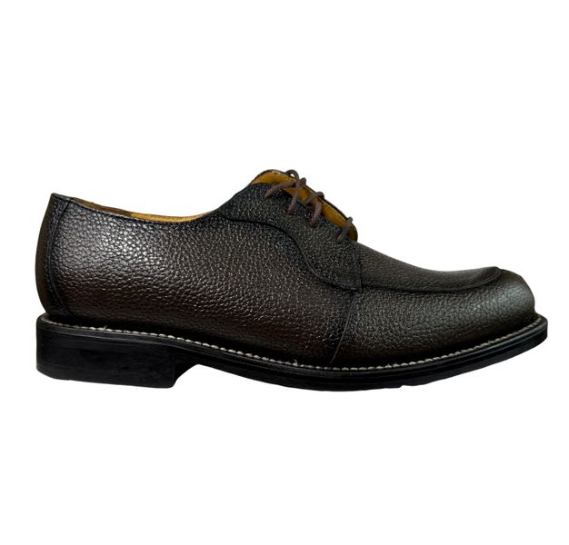 Johnston &amp; Murphy Chocolate Florsh Grain Leather Shoe