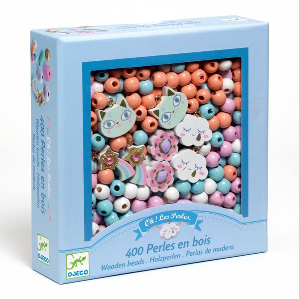 Djeco Wooden Bead Craft - Rainbow