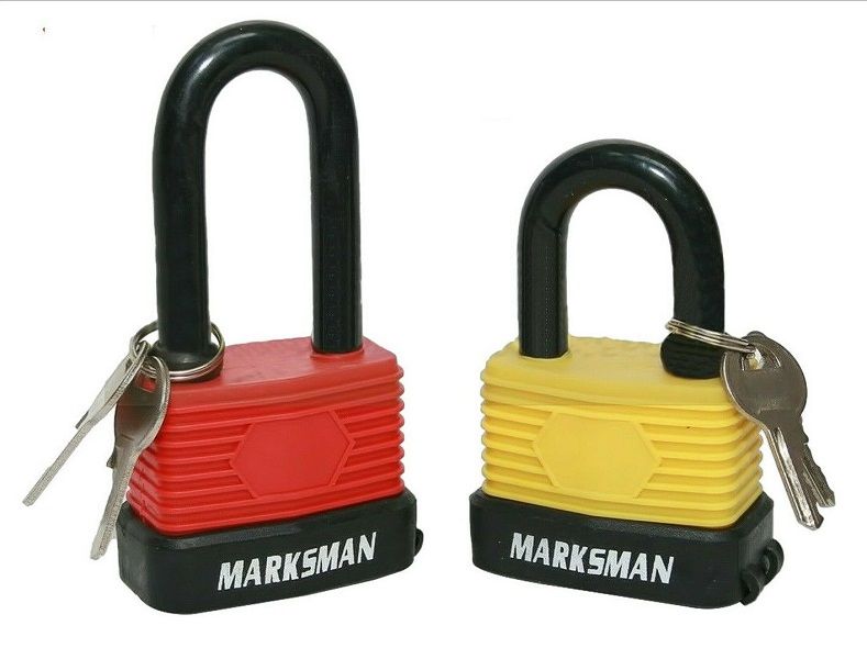 Waterproof Padlocks - 2 x 50mm